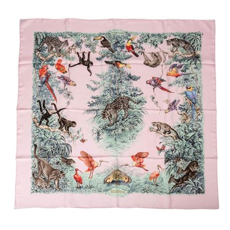 hermes equator|HERMES Silk Equateur Scarf 90 Rose Pale .